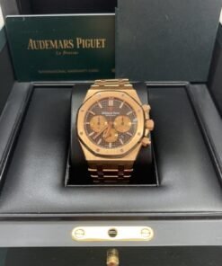 Alternative view of Audemars Piguet Royal Oak Selfwinding Chronograph 41mm Brown dial (Reference # 26239OR.OO.1220OR.02)