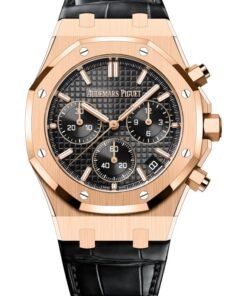 Audemars Piguet ROYAL OAK SELFWINDING CHRONOGRAPH “50TH ANNIVERSARY” Black Dial Black alligator strap 26240OR.OO.D002CR.01