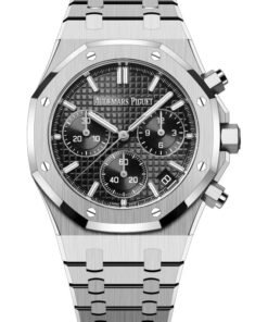 Audemars Piguet ROYAL OAK SELFWINDING CHRONOGRAPH “50TH ANNIVERSARY” STEEL BRACELET BLACK DIAL (Ref # 26240ST.OO.1320ST.02)
