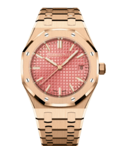Audemars Piguet Royal Oak Selfwinding Rose Gold Pink Dial 34mm Royal Oak Selfwinding Ref. 77450OR.OO.1361OR.01