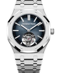 Audemars Piguet Royal Oak Steel Blue Dial 50th Anniversary Tourbillon 26730ST.OO.1320ST.01