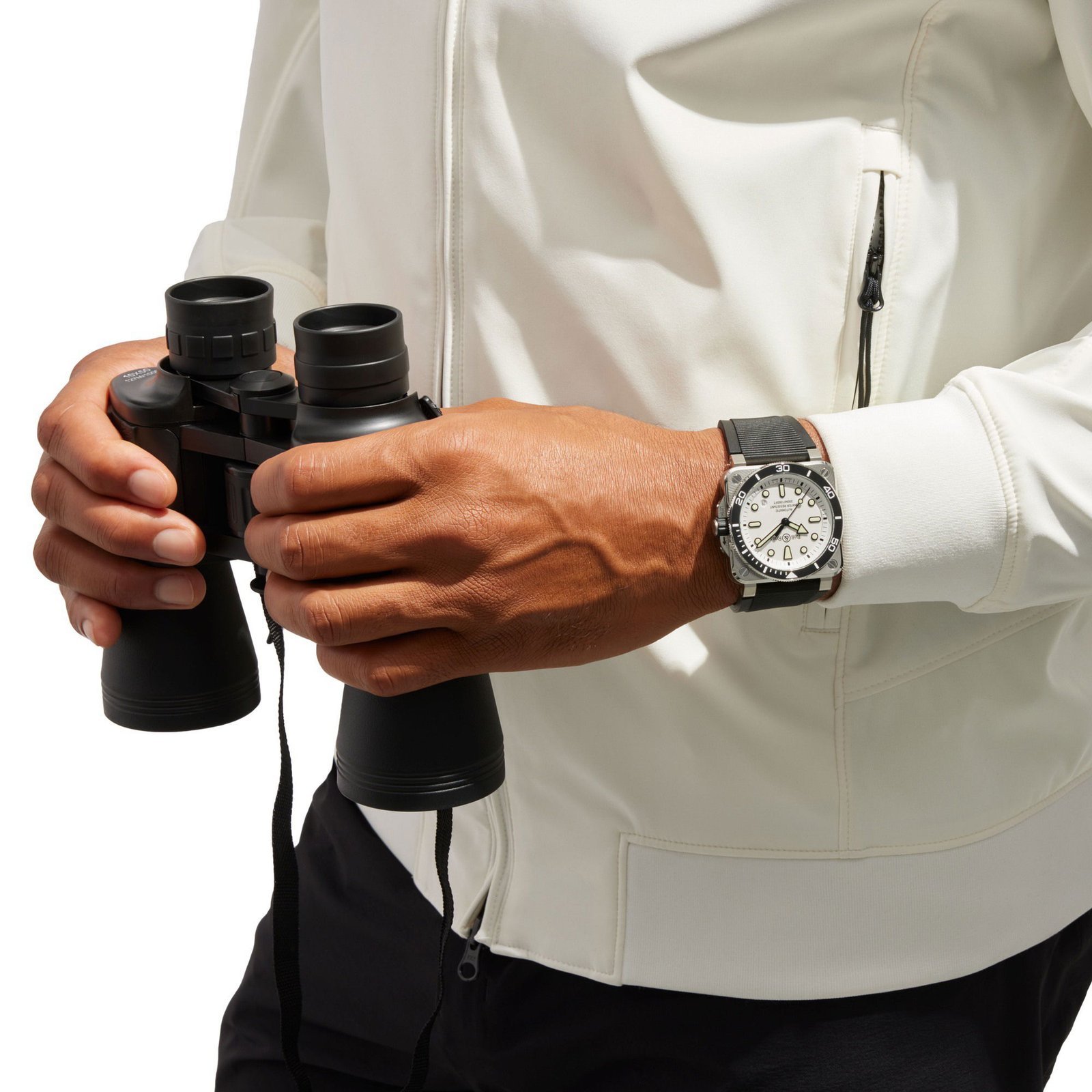 BR 03 Diver White Steel - Image 4