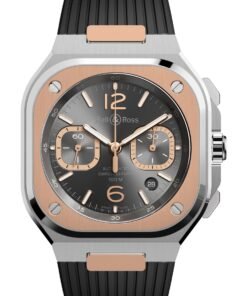 BR 05 Chrono Gray Steel & Gold