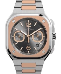 BR 05 Chrono Gray Steel & Gold