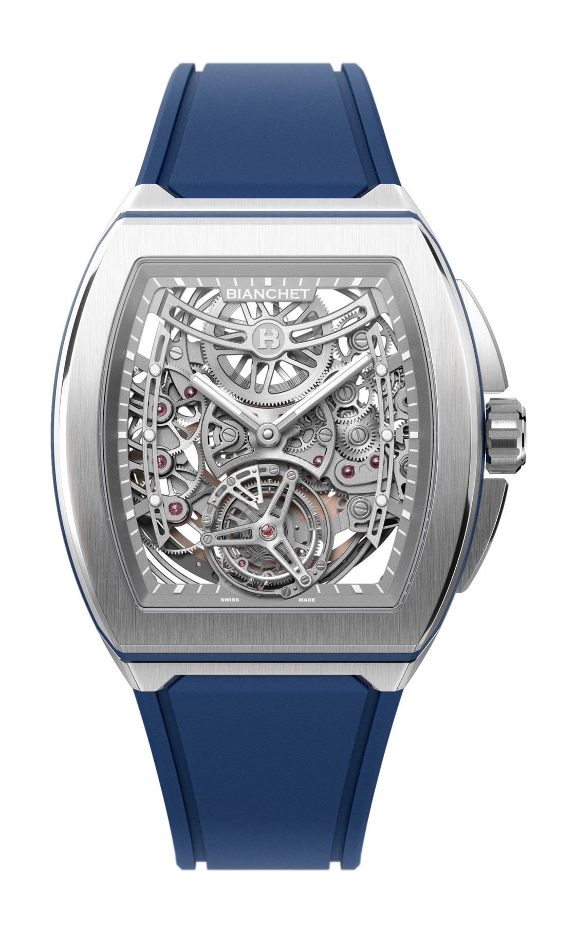 B 1.618 Flying Tourbillon UltraFino Titanium Skeleton Blue - Image 7