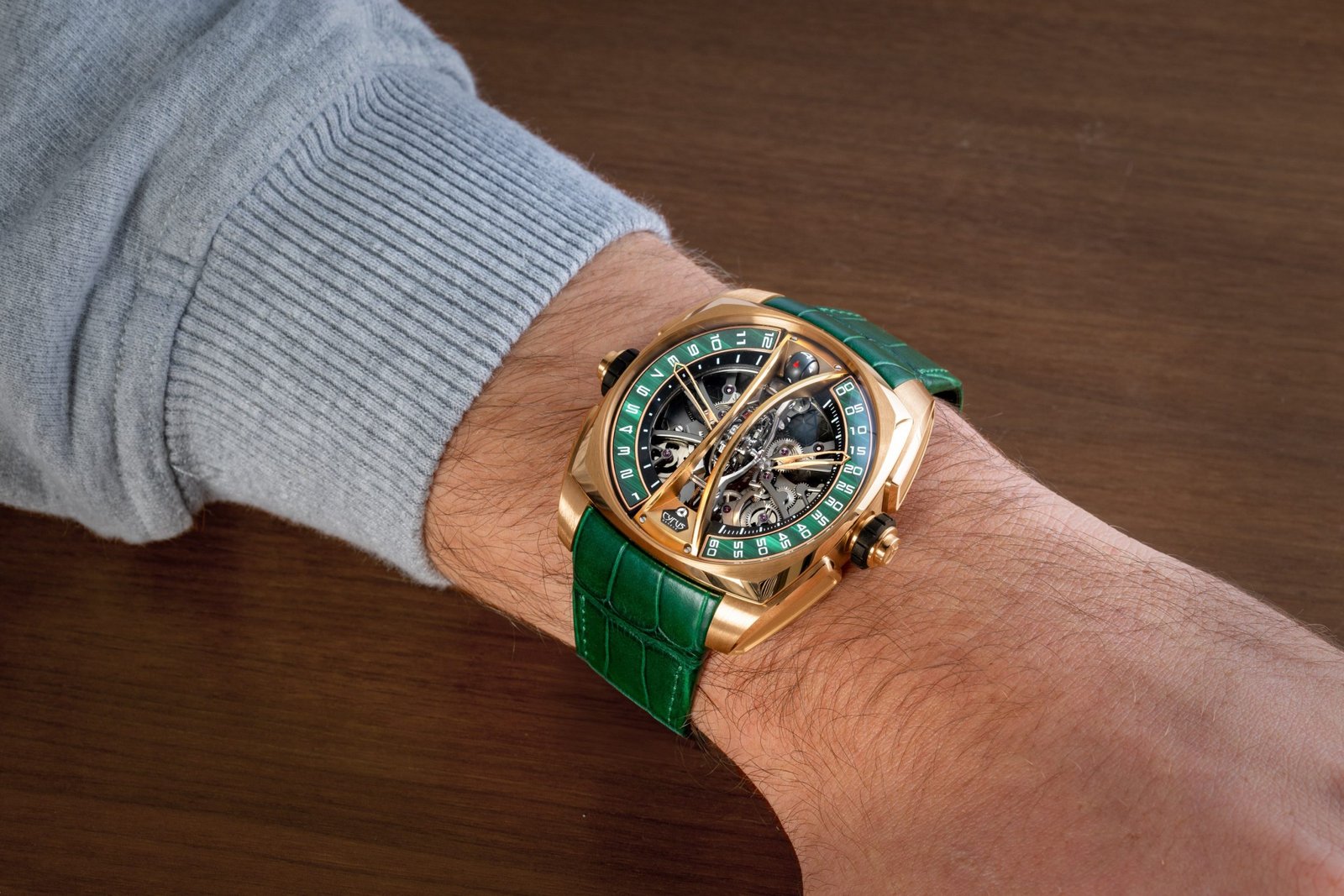 Klepcys Vertical Skeleton Tourbillon Malachite - Image 5
