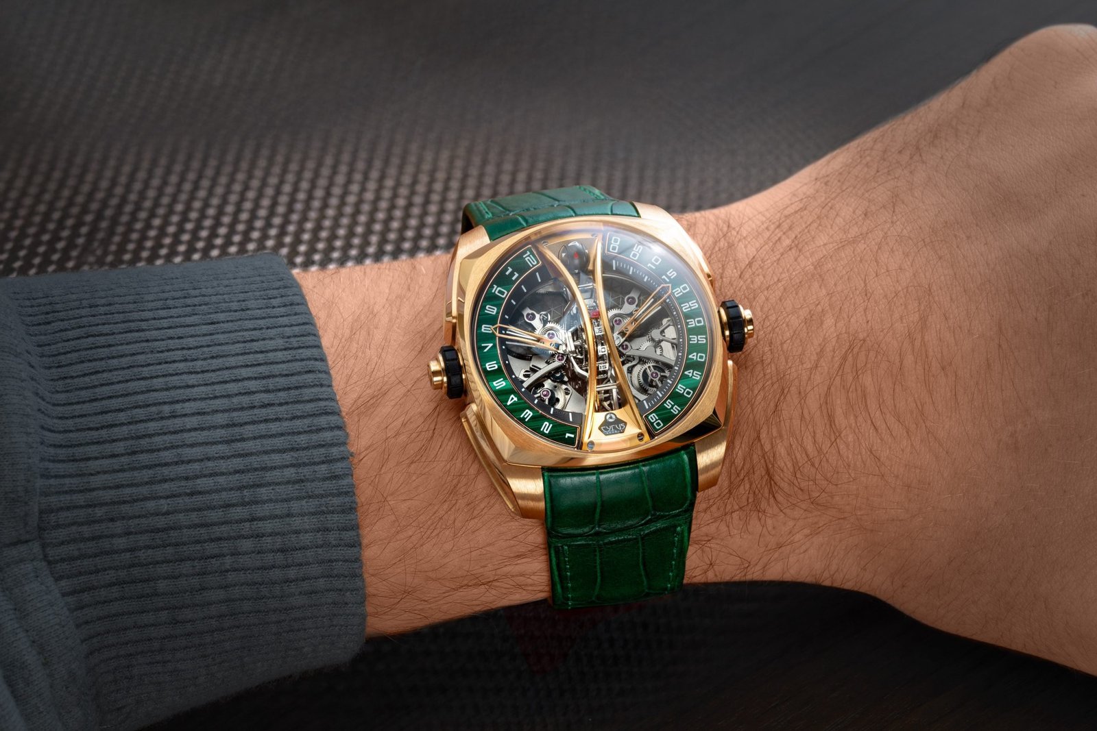 Klepcys Vertical Skeleton Tourbillon Malachite - Image 6