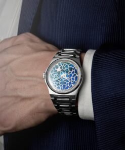 Alternative view of Antarctique Plique-a-jour Polar Blue