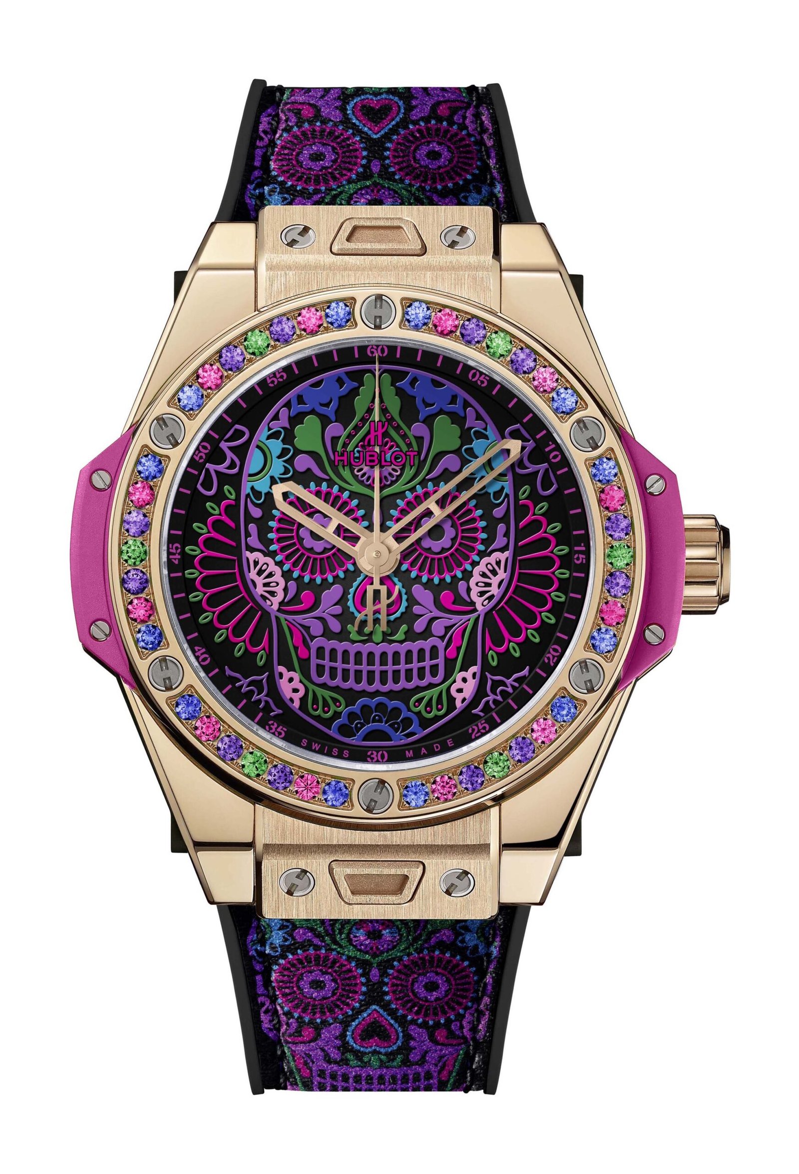 Big Bang One Click Calavera Catrina King Gold