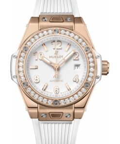 Big Bang One Click King Gold White Diamond 33mm