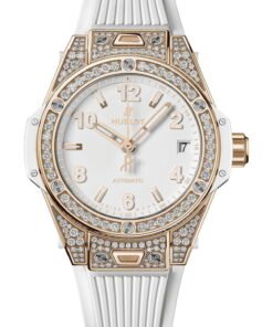 Big Bang One Click King Gold White Pavé