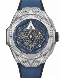 Big Bang Sang Bleu II Titanium Blue Pavé