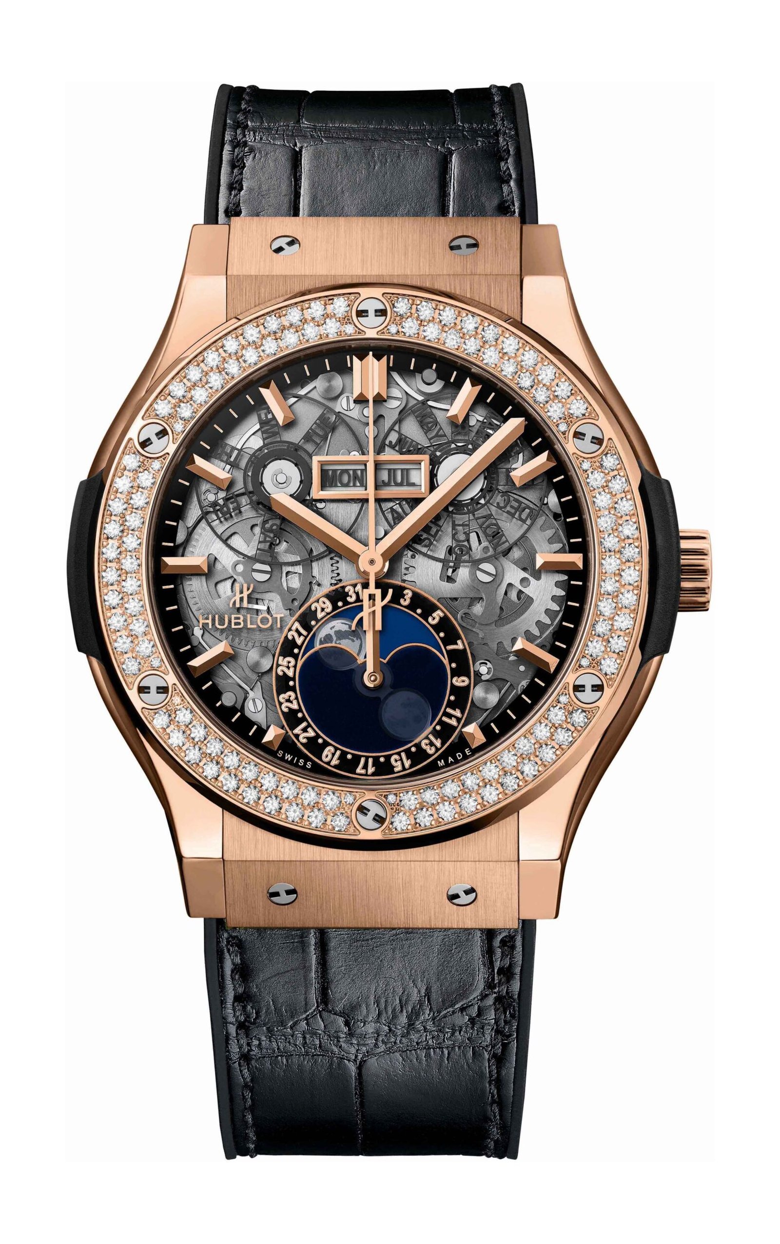 Classic Fusion Aerofusion Moonphase King Gold Diamonds