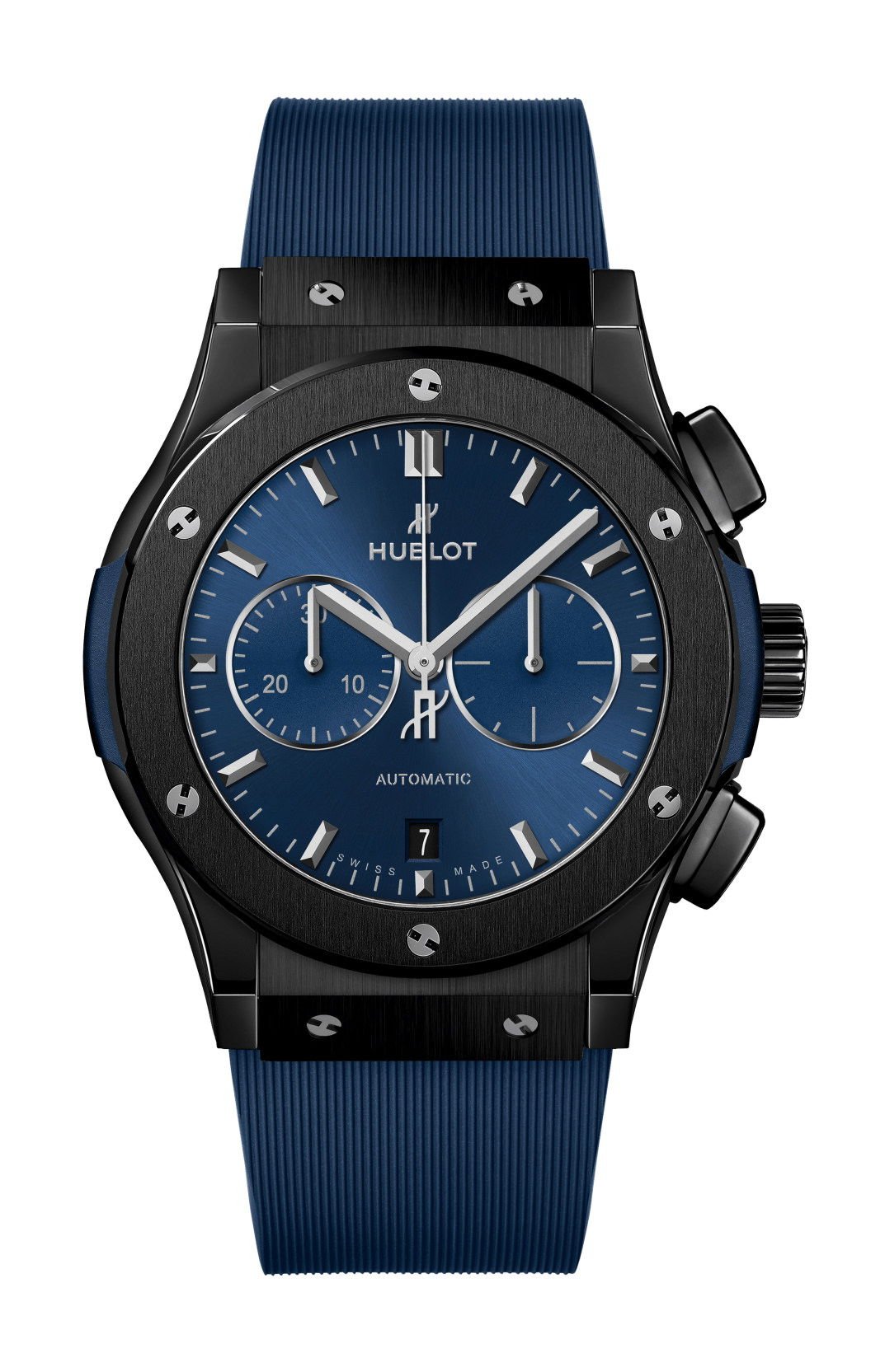 Classic Fusion Ceramic Blue Chronograph
