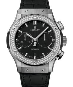 Classic Fusion Chonograph Titanium Diamonds