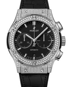 Classic Fusion Chonograph Titanium Pavé