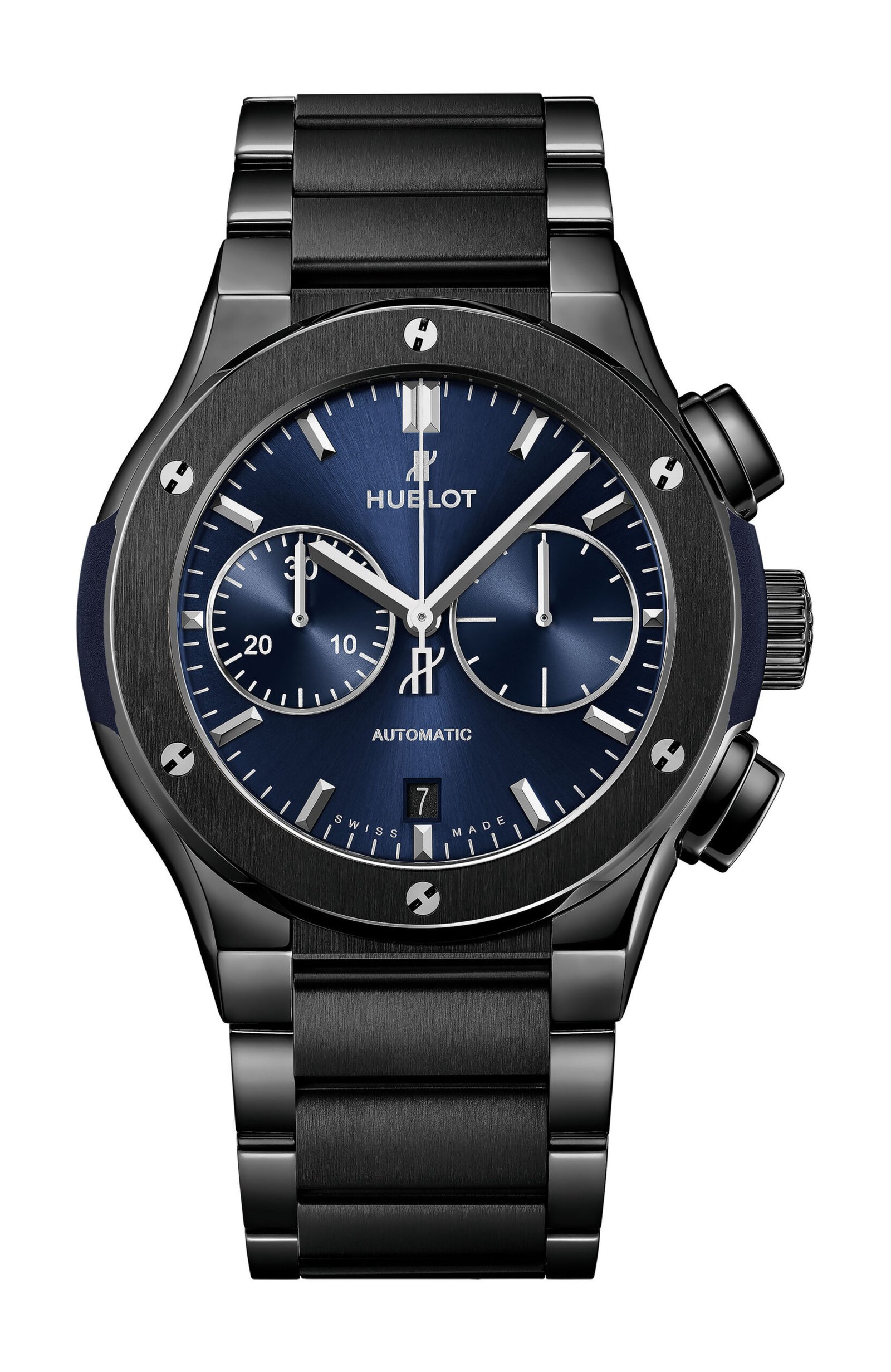 Classic Fusion Chronograph Ceramic Blue Bracelet