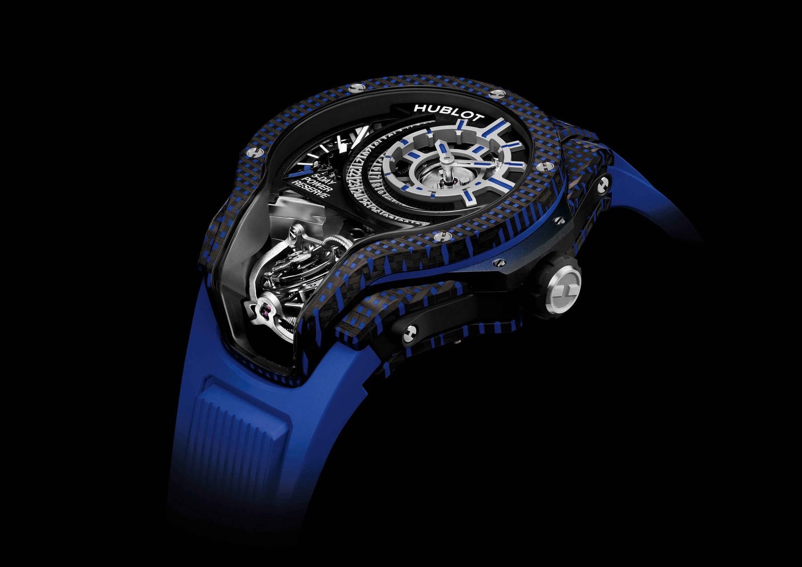 MP-09 Tourbillon Bi-Axis 5 Days Power Reserve 3D Carbone - Image 3