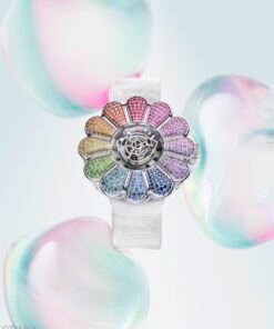 Alternative view of MP-15 Takashi Murakami Tourbillon Sapphire Rainbow
