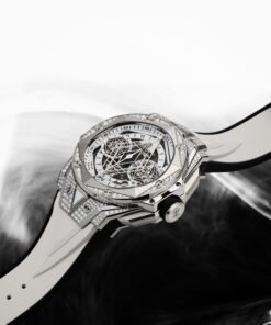 Alternative view of Sang Bleu II Titanium White Pavé