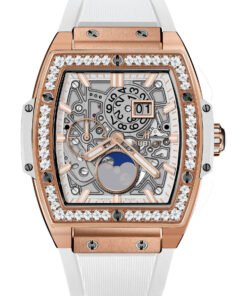 Spirit Of Big Bang Moonphase King Gold White Diamonds