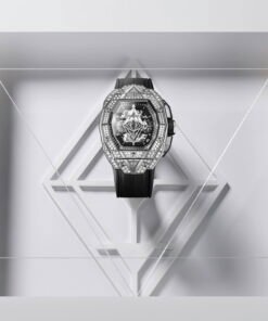 Alternative view of Spirit of Big Bang Sang Bleu Titanium Pavé
