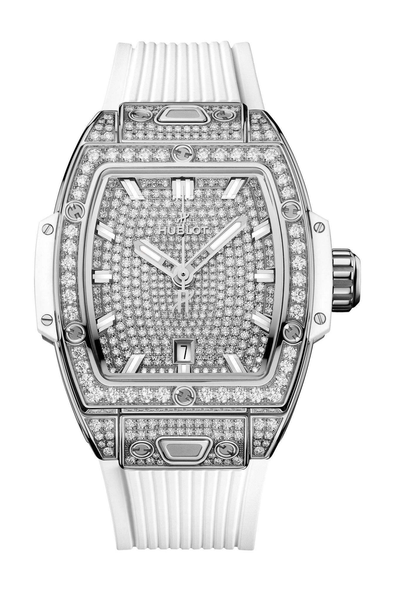 Spirit of Big Bang Steel White Full Pavé