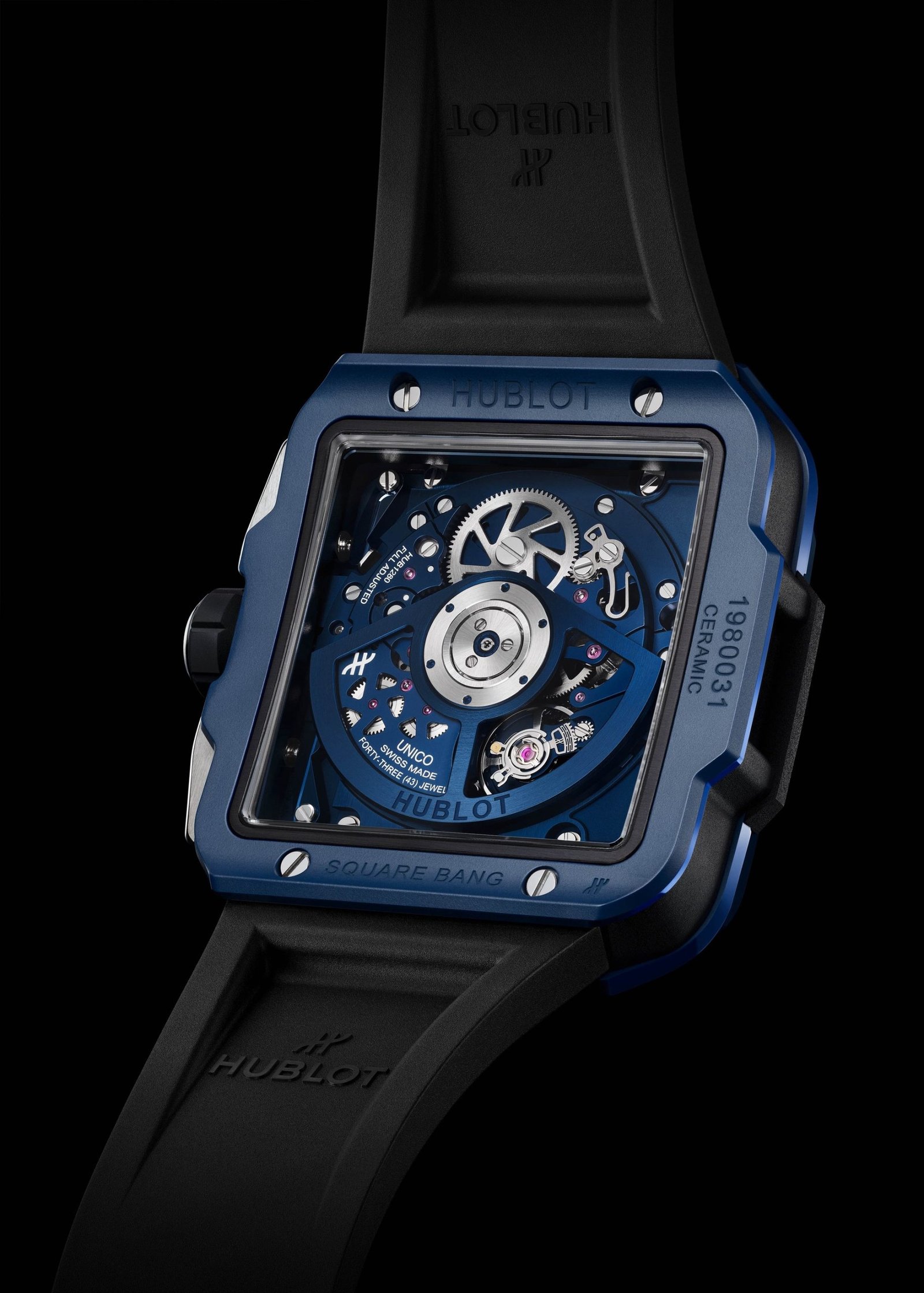 Square Bang Unico Blue Ceramic - Image 4
