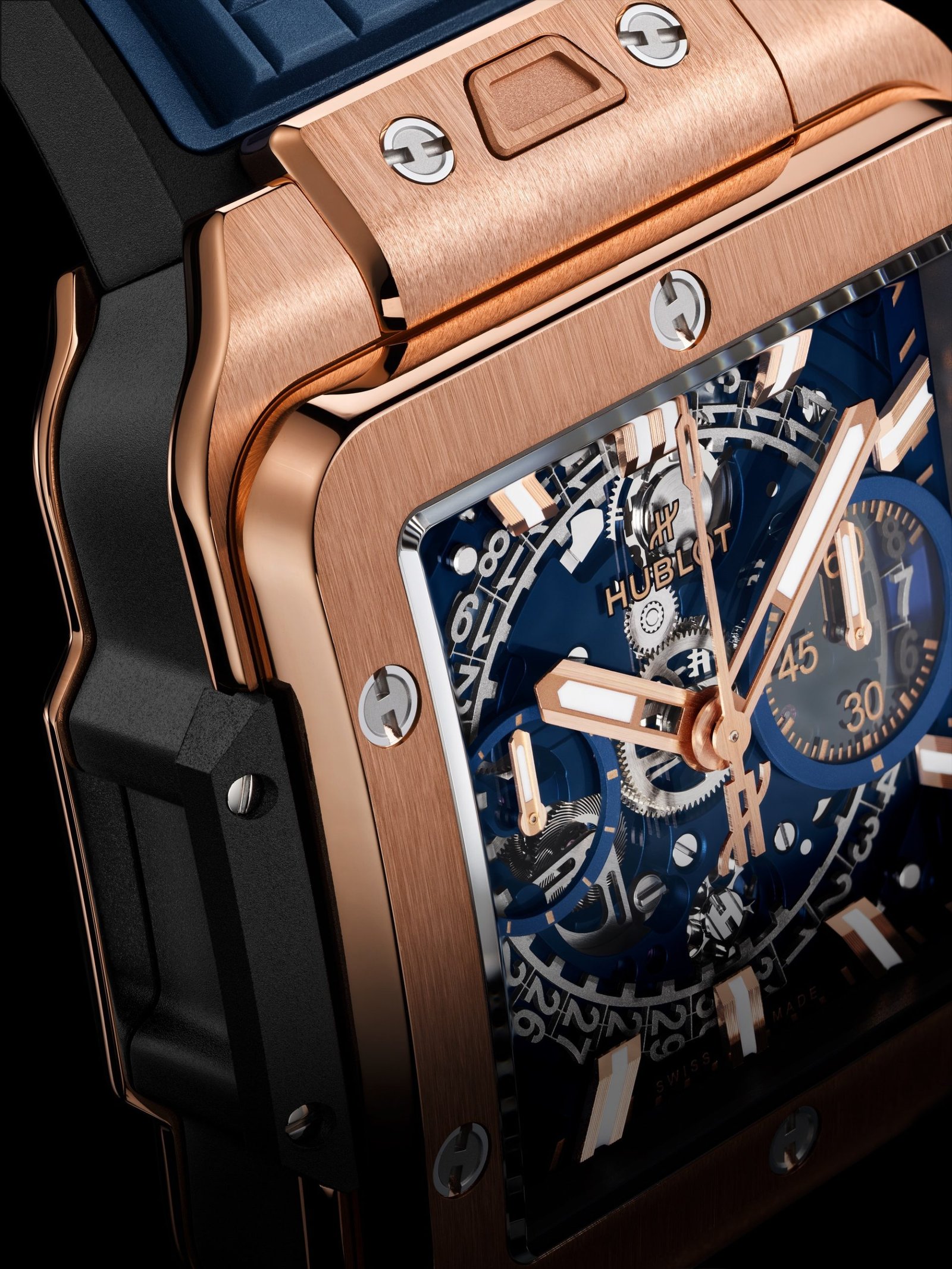 Square Bang Unico King Gold Blue - Image 2