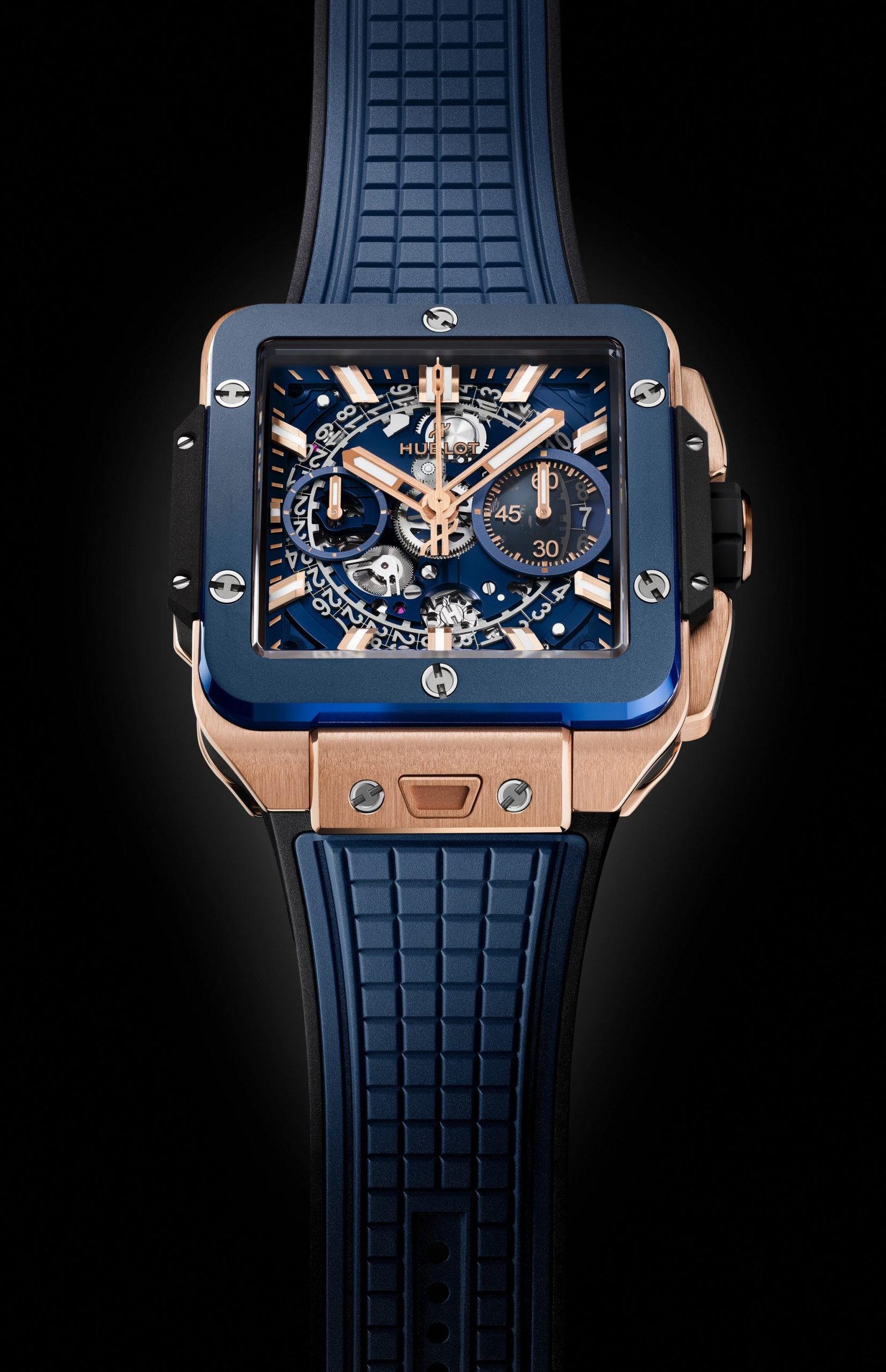 Square Bang Unico King Gold Blue Ceramic - Image 4