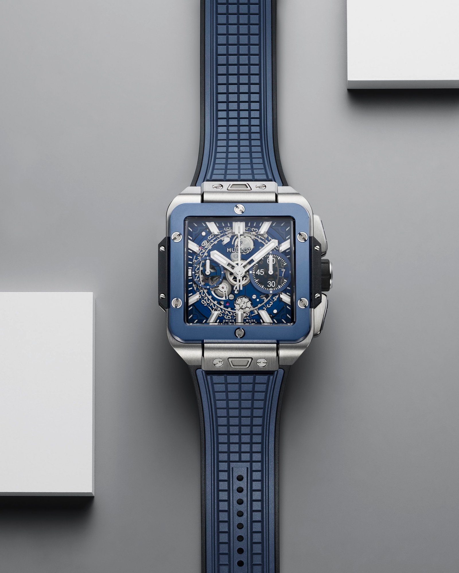 Square Bang Unico Titanium Blue Ceramic - Image 4
