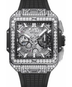 Square Bang Unico Titanium Pavé