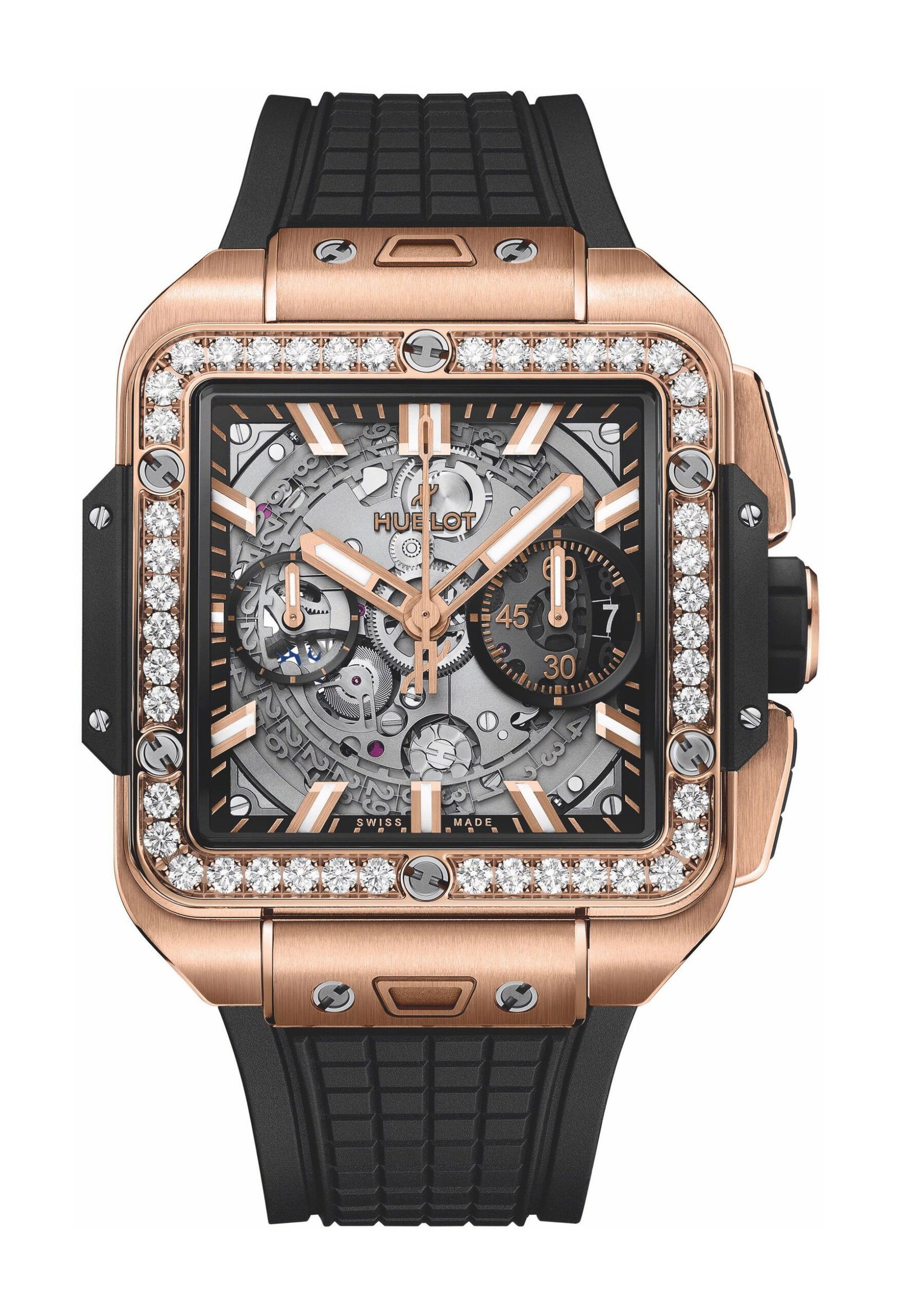 Square Bang Unico King Gold Diamonds