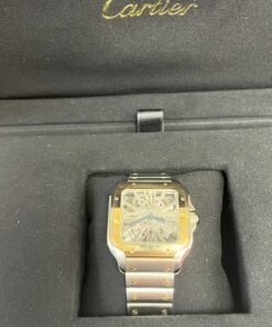 Alternative view of SANTOS DE CARTIER SKELETON WATCH