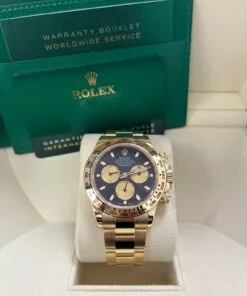 Alternative view of Rolex Daytona Paul Newman Yellow Gold Daytona Black Dial Yellow Subdials 116508