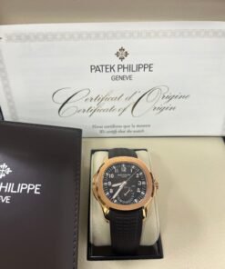 Alternative view of AQUANAUT TRAVEL TIME Rose gold 5164R-001