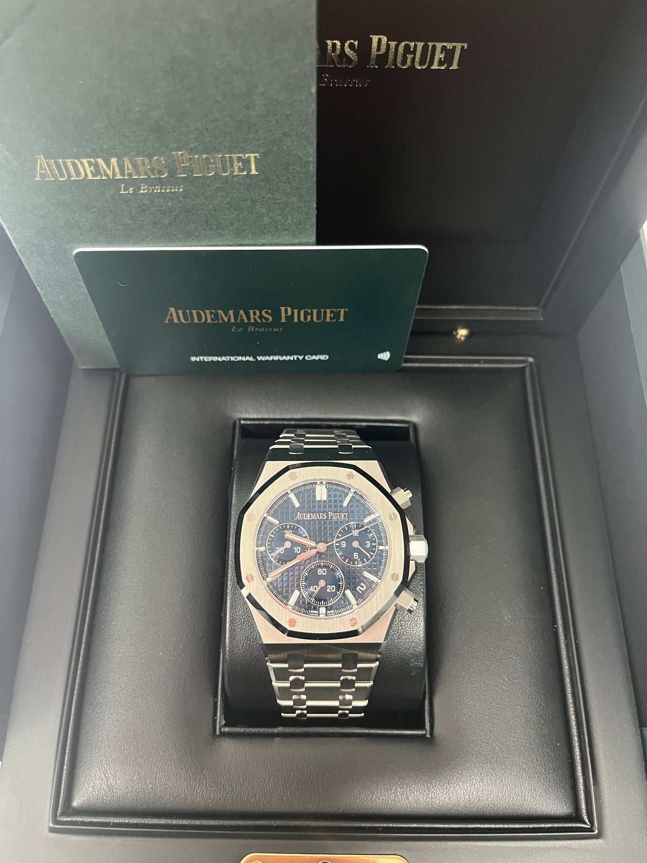 Audemars Piguet ROYAL OAK “50TH ANNIVERSARY” STEEL BRACELET BLUE DIAL 26240ST.OO.1320ST.01 deposit - Image 5