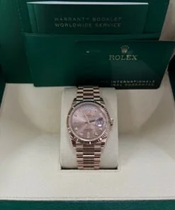 Alternative view of Rolex Day-Date 36 36 mm Everose gold 128235-0009
