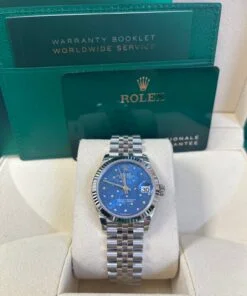 Alternative view of Rolex Datejust 31mm New 2022 Model Oystersteel and White Gold Jubilee Bracelet (Reference 278274)