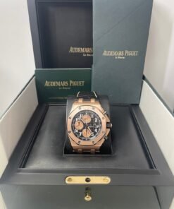 Alternative view of Audemars Piguet Royal Oak Offshore Selfwinding Chronograph / Rose Gold/ Black Dial/ Rose Sub-Dials/ Ceramic Bezel (Ref#26470OR.OO.A002CR.02)