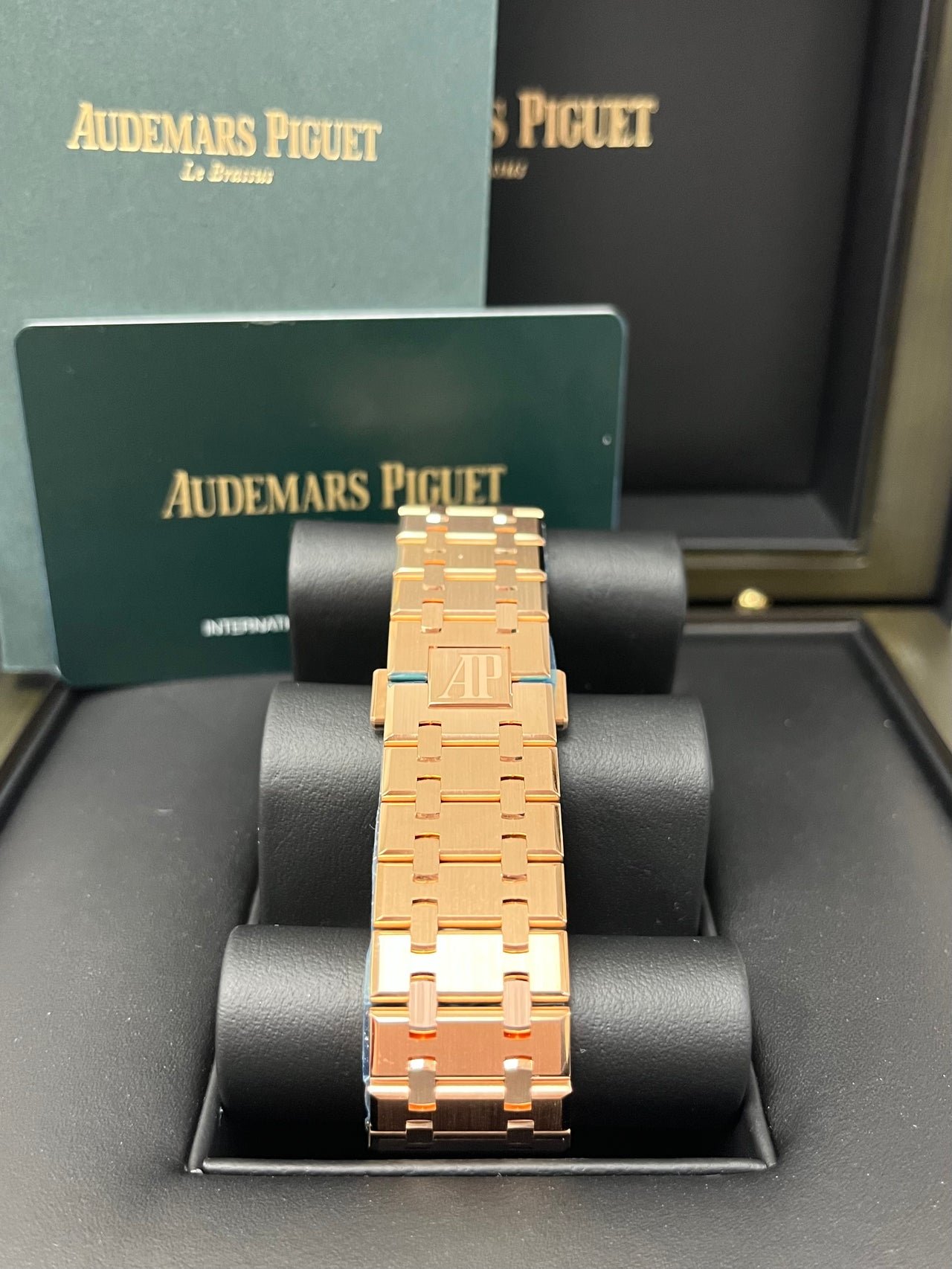 Audemars Piguet Royal Oak Chronograph 41mm Rose Gold Green Dial 26240or.oo.1320or.08 - Image 7