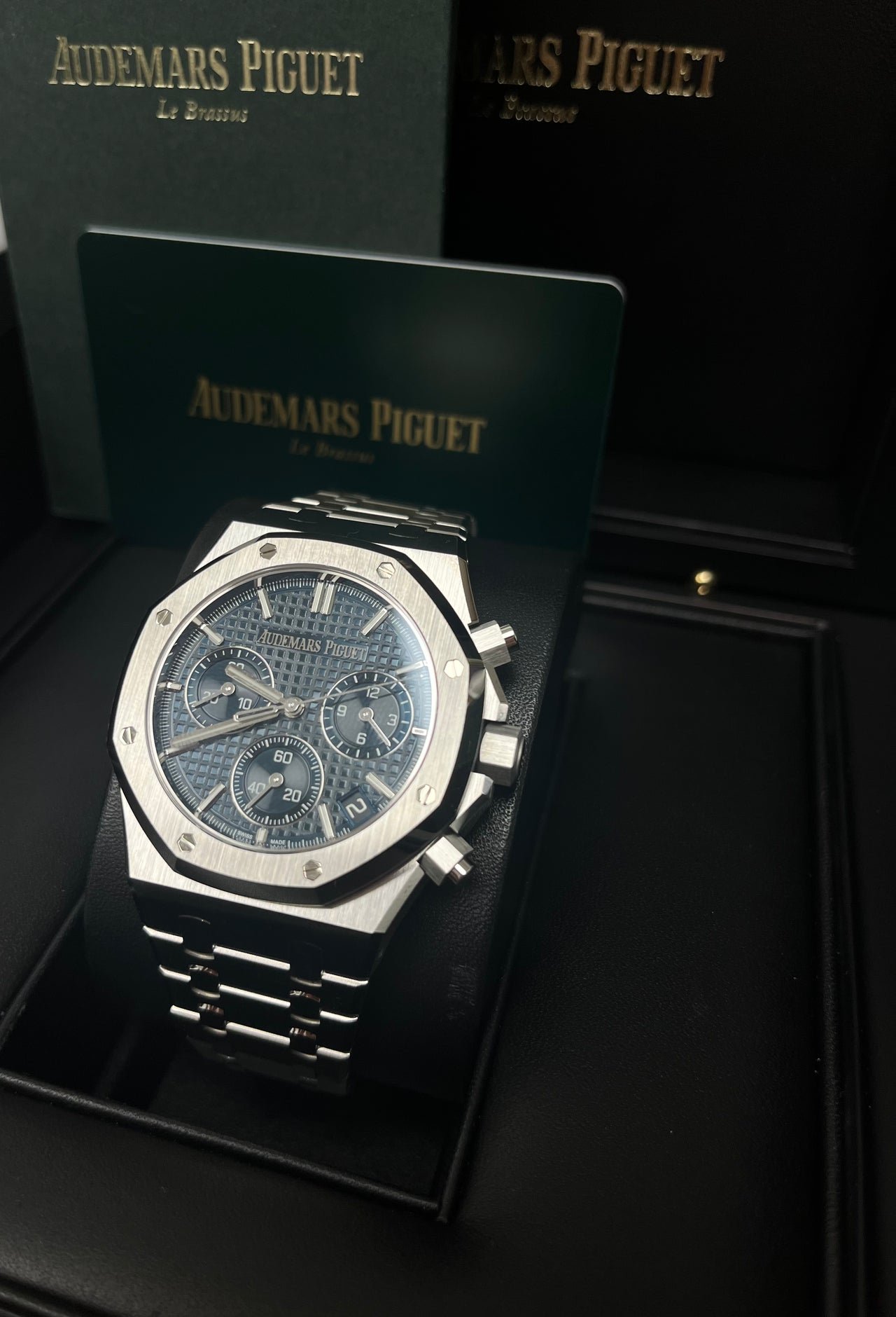 Audemars Piguet ROYAL OAK “50TH ANNIVERSARY” STEEL BRACELET BLUE DIAL 26240ST.OO.1320ST.01 deposit - Image 6