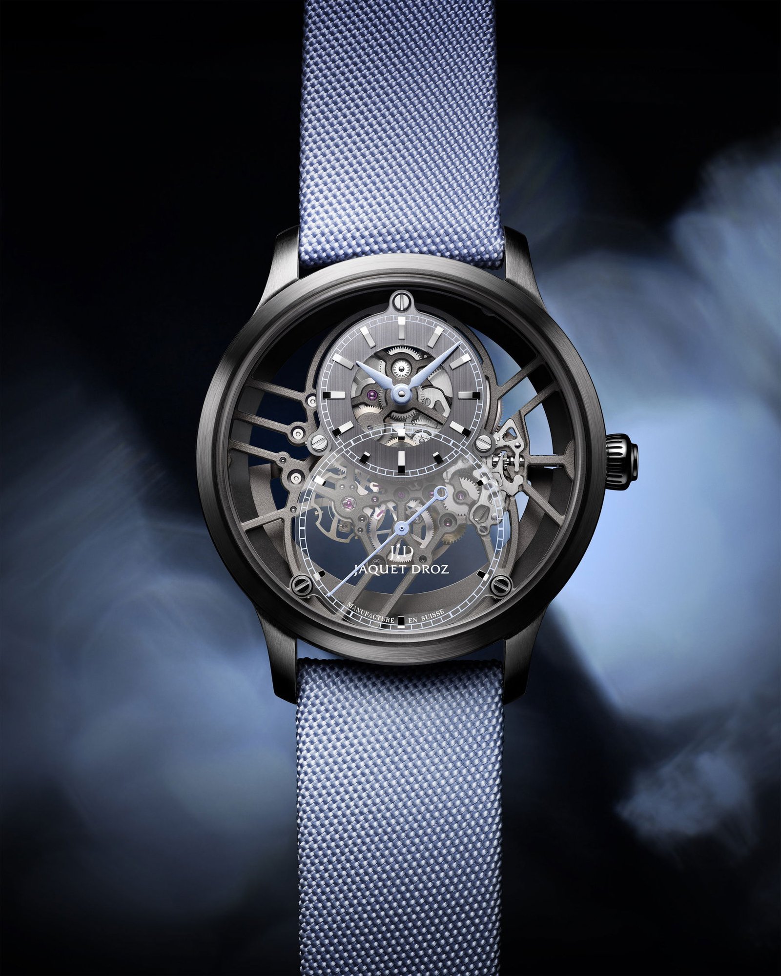 Grande Seconde Skelet-One Black Ceramic Sky Blue - Image 3