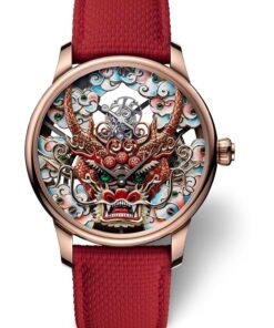 Tourbillon Skelet Red Gold Dragon Mask