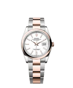 Rolex Datejust 36 36 mm Oystersteel and Everose gold 126201-0018