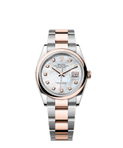 Rolex Datejust 36 36 mm Oystersteel and Everose gold 126201-0022