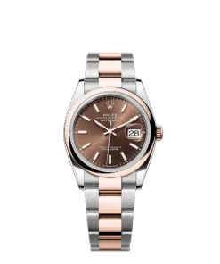 Rolex Datejust 36 36 mm Oystersteel and Everose gold 126201-0044