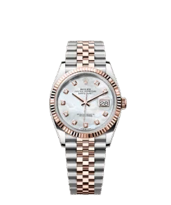 Rolex Datejust 36 36 mm Oystersteel and Everose gold 126231-0021