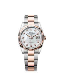 Rolex Datejust 36 36 mm Oystersteel and Everose gold 126231-0022