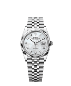 Rolex Datejust 36 36 mm Oystersteel and white gold 126234-0019